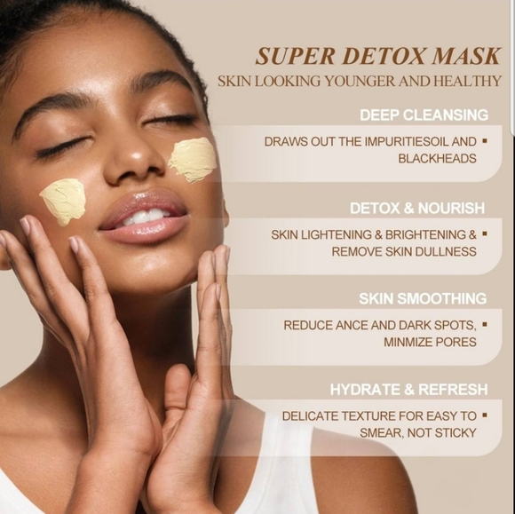 Turmeric Clay Facial Mask Organic - Picture 3 of 3